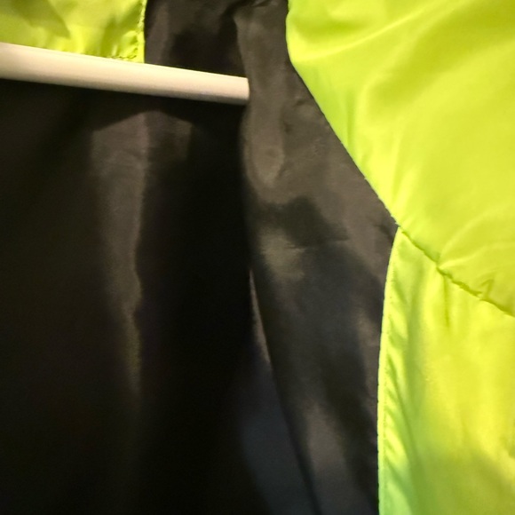 Outer Edge Neon Green Puffer Jacket - Picture 4 of 6